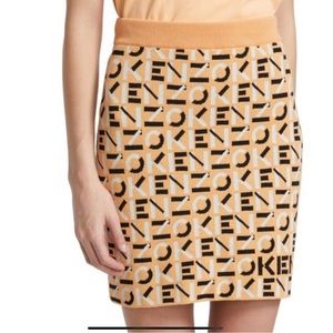 Kenzo monogram knit mini skirt size large